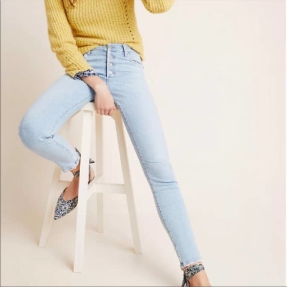 Citizens Of Humanity Denim - Citizens Of Humanity Rocket Ankle Skinny Exposed Button‎ Fly Denim Jeans